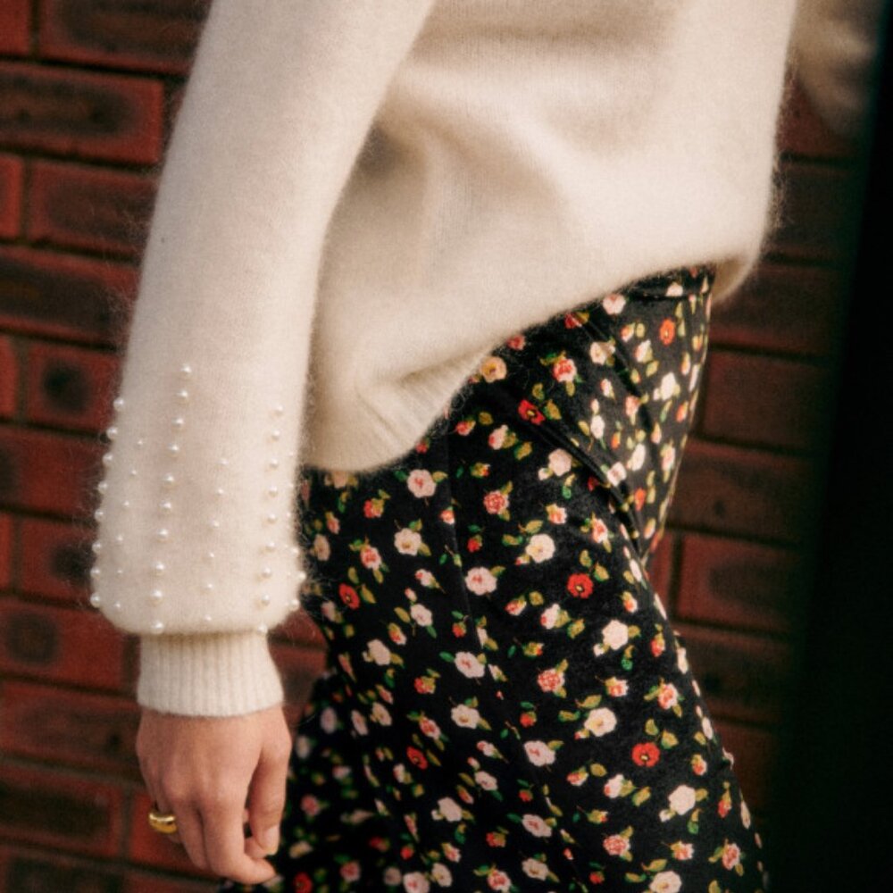 Sezane Ridley Jumper - Ecru - XXS (NWT)